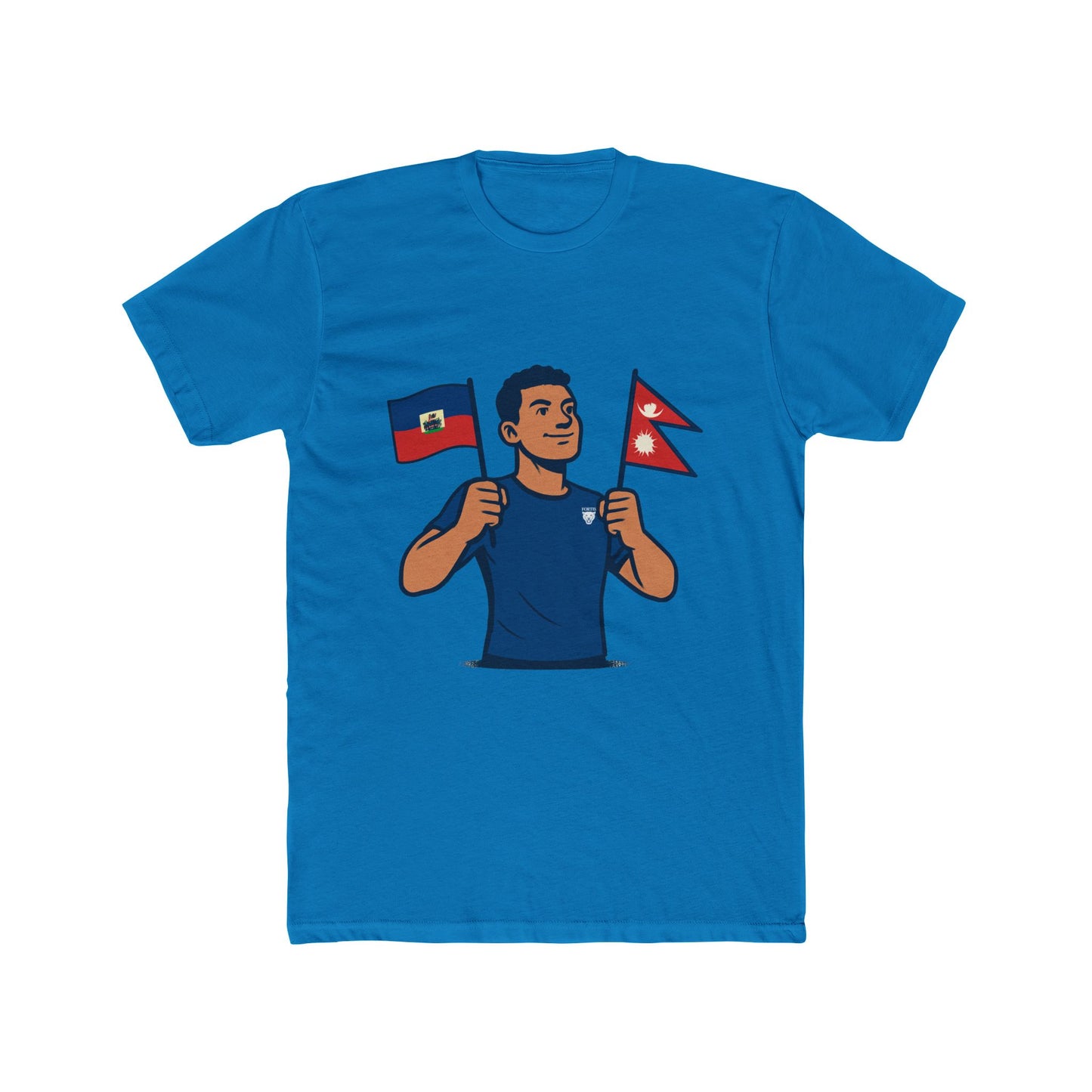 Unisex Cotton Crew Tee with Diverse Flags Design, Perfect for Pride, Cultural Events, Casual Outfits, Gifts, Travel Enthusiasts