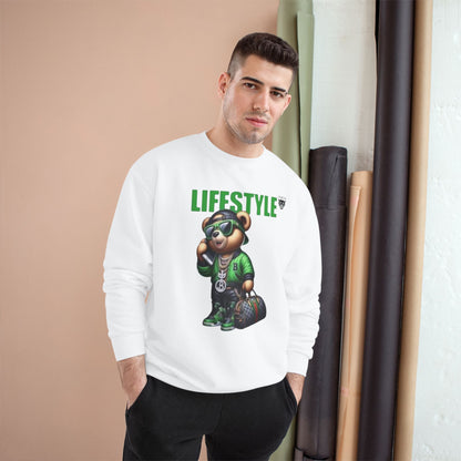 Lifestyle Bear Sweatshirt — Urban Streetwear Champion Crewneck