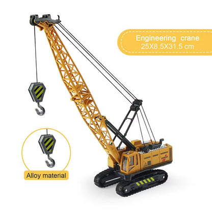 9 Styles Alloy Engineering Diecast Truck Toy Car Classic Construction Model Vehicle Loader Tractor Excavator Toys for Boys Gift