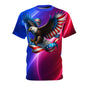 France Soccer Fan Tee — Blue Gradient AOP Klub Shirt