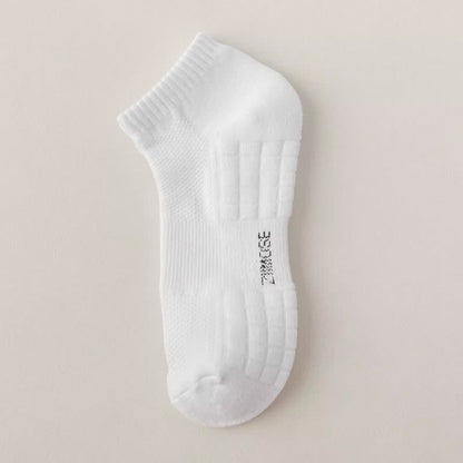 1Pairs Socks Men'S Cotton Deodorant Winter Towel Bottom with Velvet Mid-Tube White Stockings Thickened Sports Basketball Socks