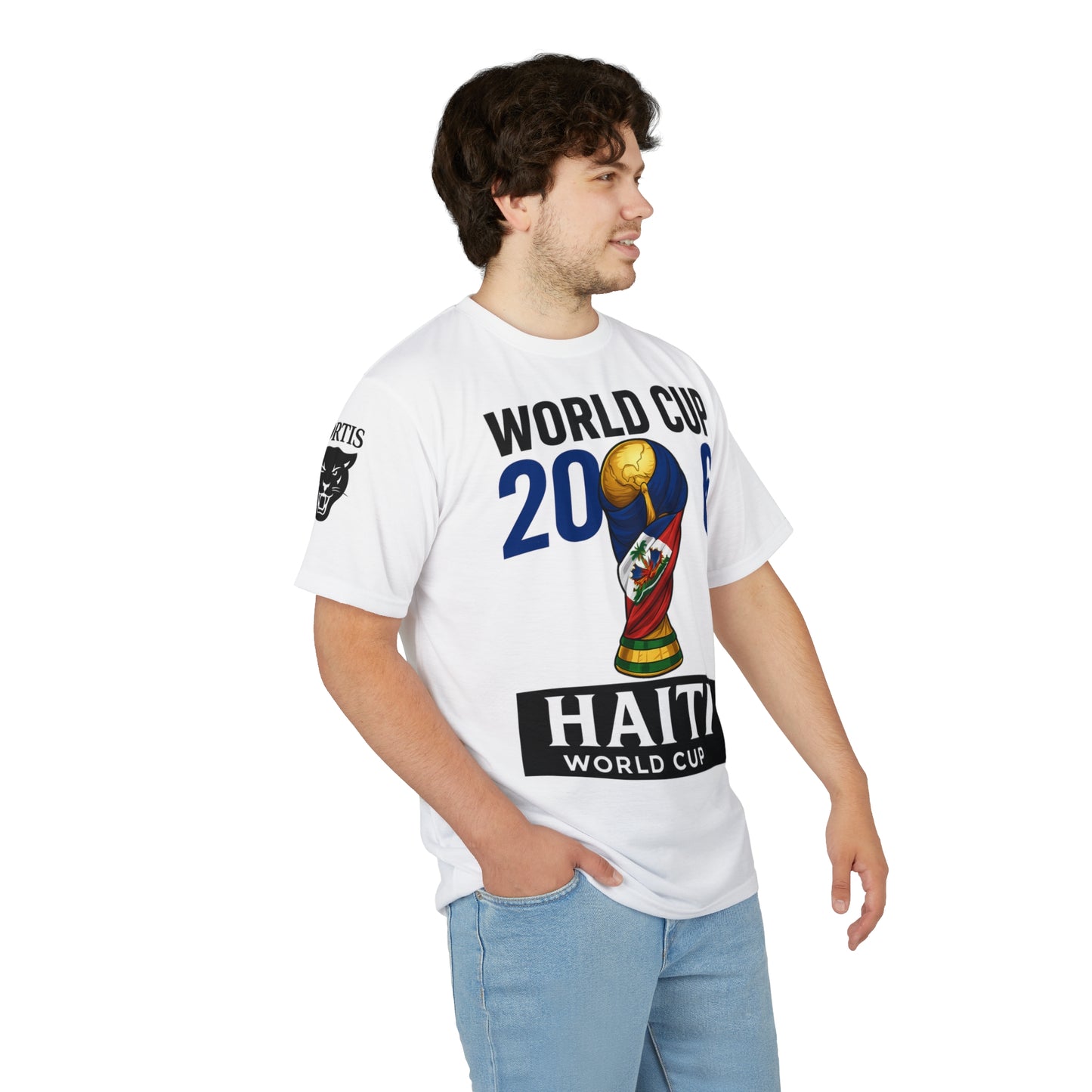 Haiti World Cup 2006 T-Shirt — Soccer Trophy Graphic Tee