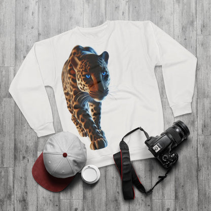 Fierce Leopard Print Unisex Sweatshirt