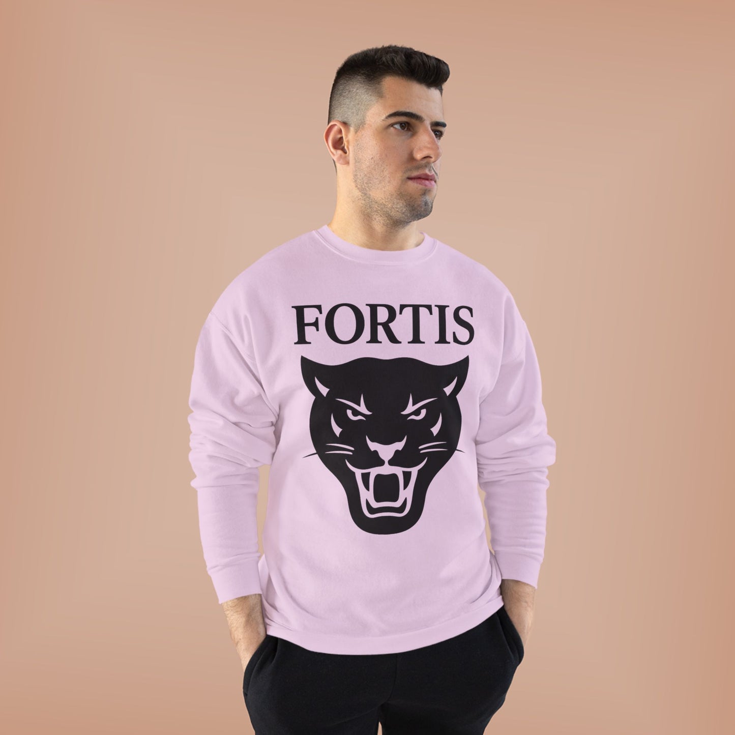 Fortis Panther Crewneck Sweatshirt — Bold Mascot Pullover