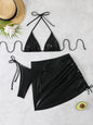 European And American Bikini Suit Sexy Slim Fit Shiny Surface Hot Girl Nightclub