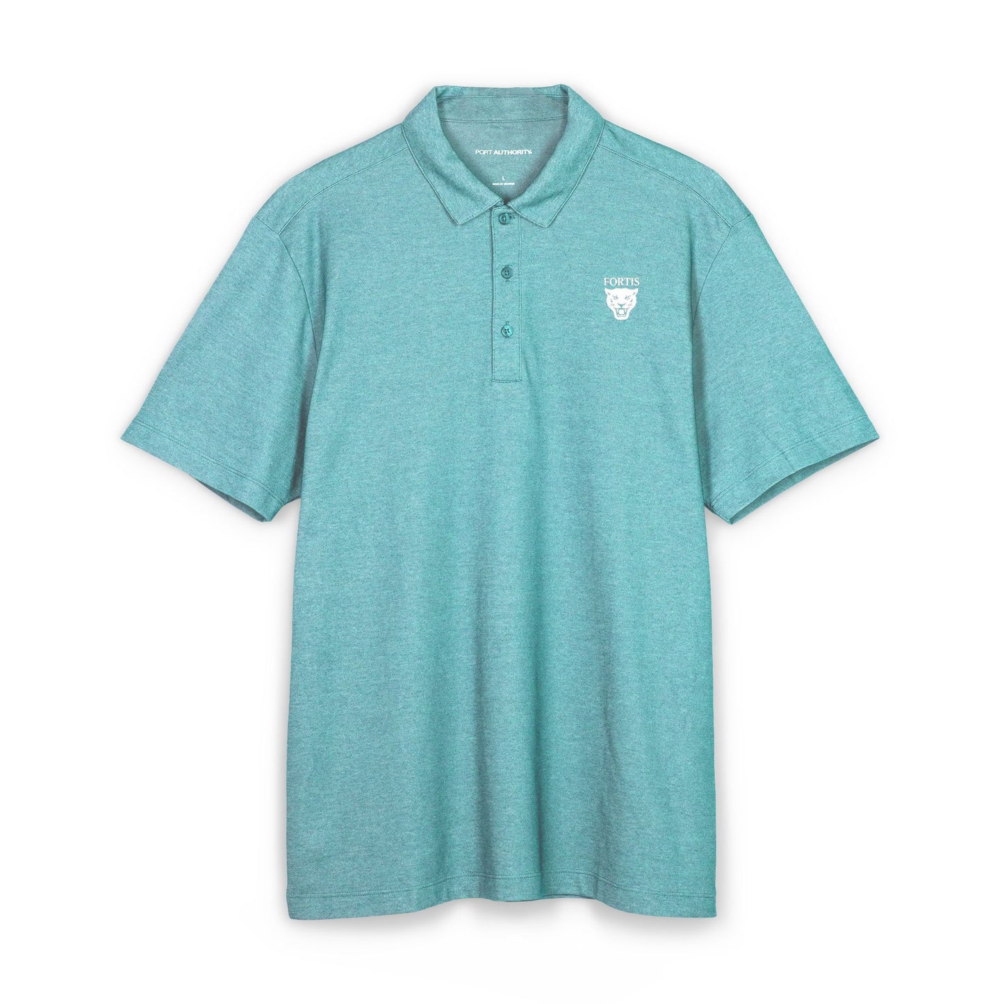 Forks High School Panther Logo Polo Shirt – Embroidered Left Chest