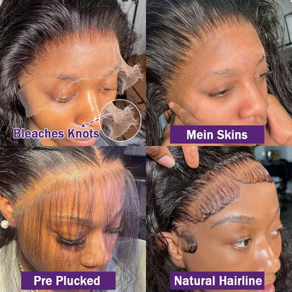 30 40 Inch Body Wave Human Hair Wigs 13X6 Hd Lace Frontal Wig 13X4 Lace Front Human Hair Wigs 5X5 Hd Lace Closure Wig