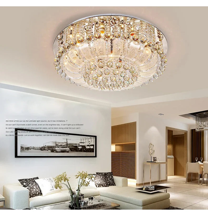 Creative LED Crystal Ceiling Light Lamp Entrance Ligts Hall Light Aisle Lamp with 3W LED LED K9 Crystal Ceiling Lights