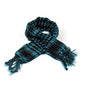 Unisex Lightweight Plaid Tassel Arab Desert Shemagh Keffiyeh Scarf Wrap Pashmina
