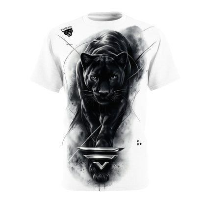 Black Panther Graphic Tee — Fierce Panther All-Over Print T-Shirt