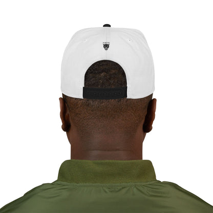 Embroidered Red & Black Snapback Hat – AH Logo Streetwear Cap