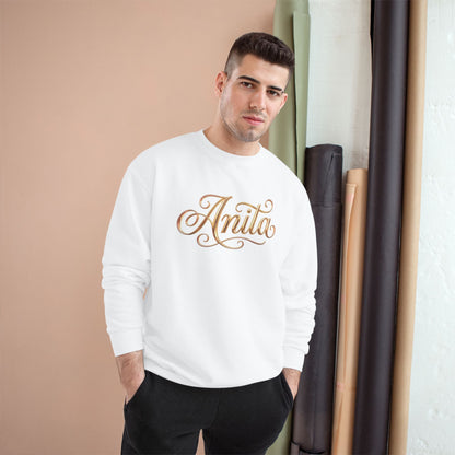 Personalized 'Anita' Script Sweatshirt - Elegant Gold Name Crewneck