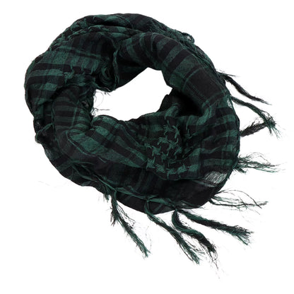 Unisex Lightweight Plaid Tassel Arab Desert Shemagh Keffiyeh Scarf Wrap Pashmina