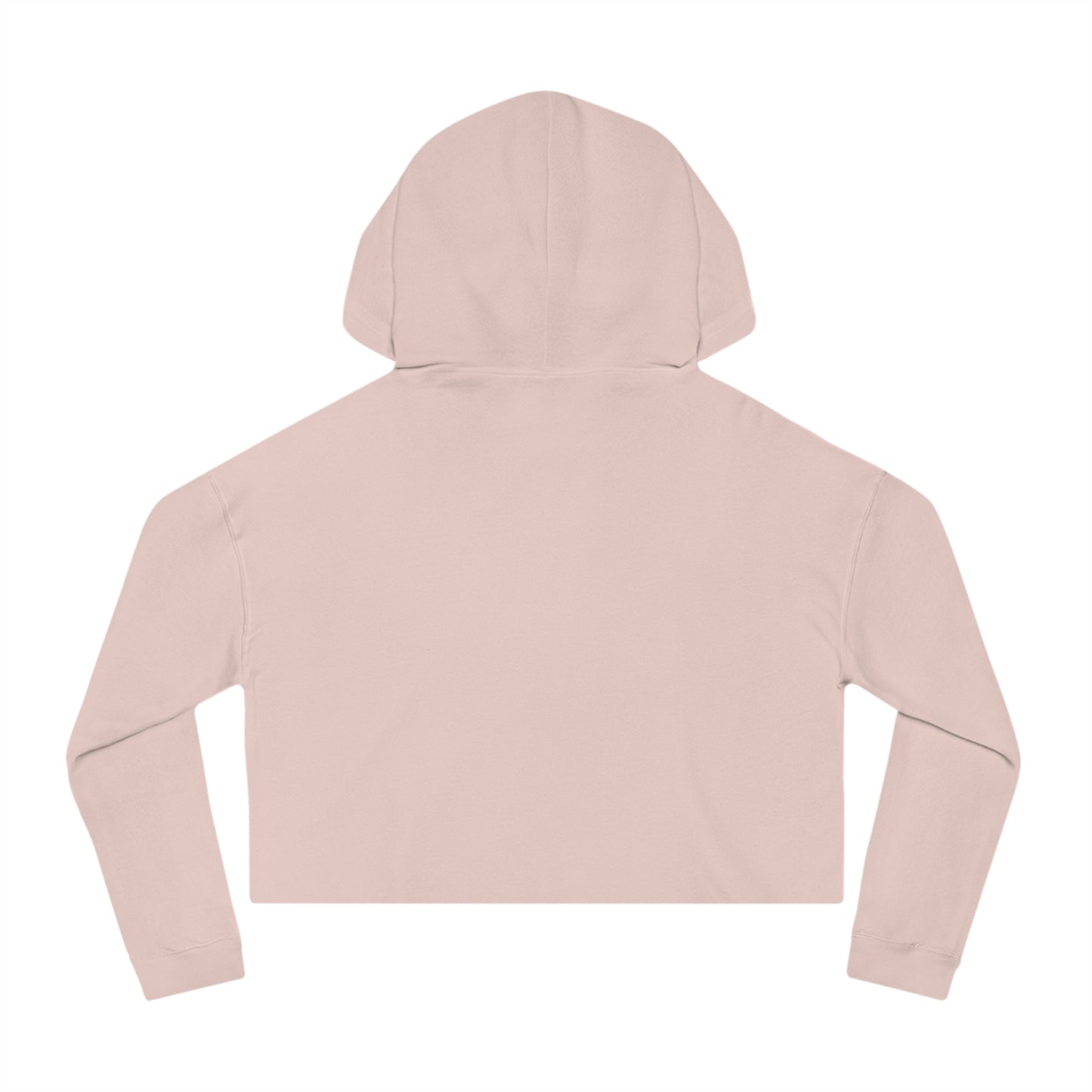 Cropped Hoodie — "Chameli" Script Crown Logo Women’s Hooded Sweatshirt