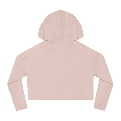 Cropped Hoodie — "Chameli" Script Crown Logo Women’s Hooded Sweatshirt