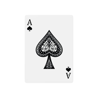 Blue Flame Lion Poker Playing Cards — Premium Poker Deck for Gamers & Collectors
