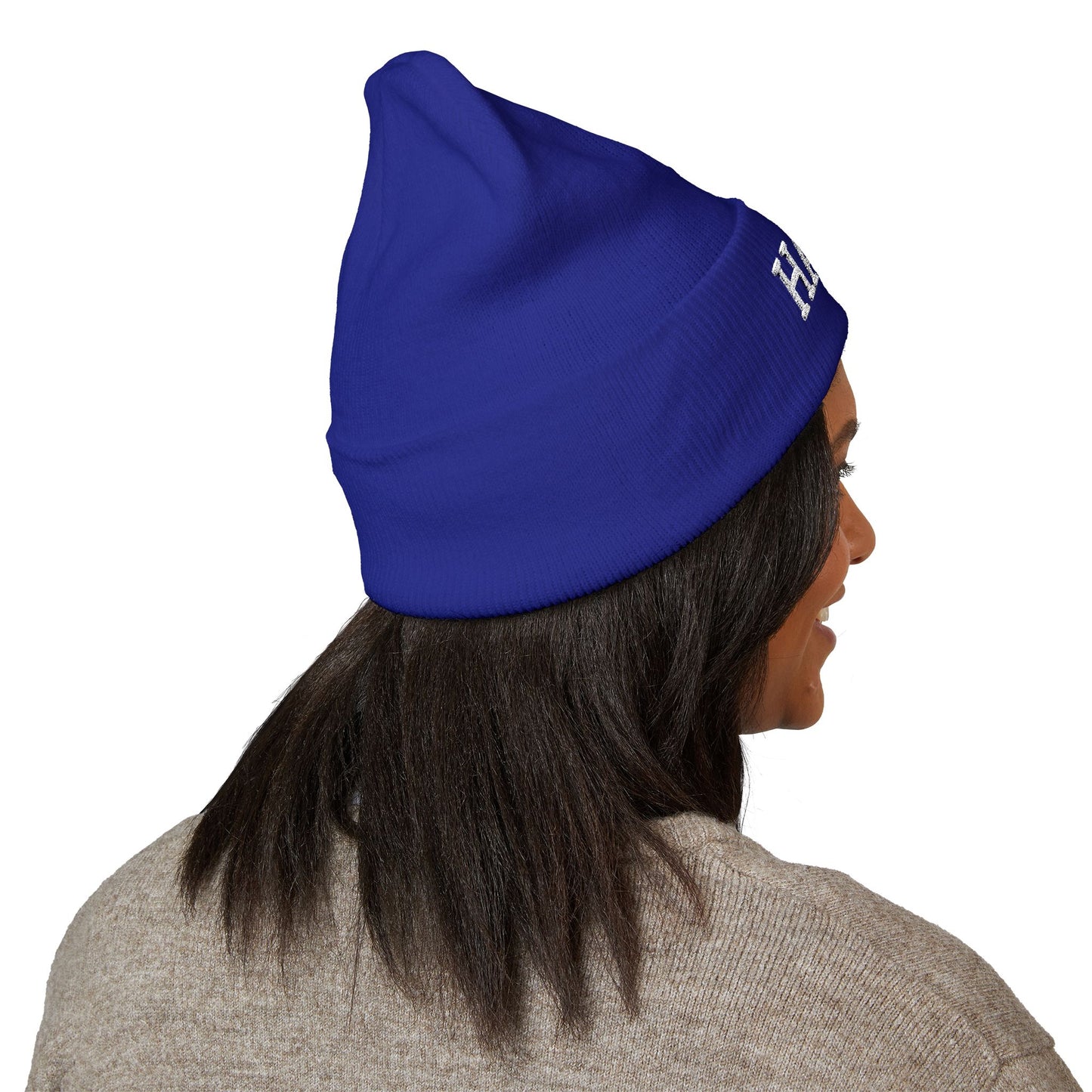Haiti Embroidered Cuffed Beanie