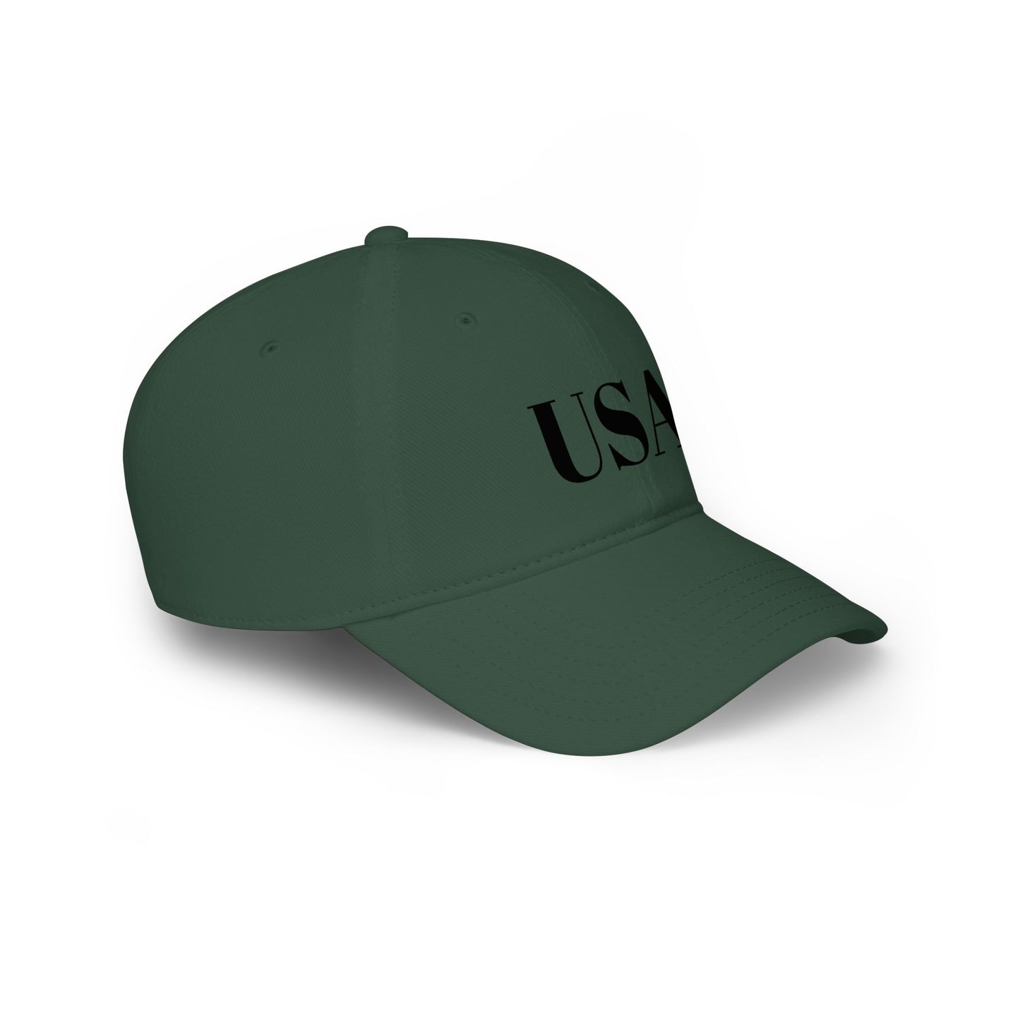 USA Low Profile Baseball Cap — Patriotic Red Hat for 4th of July & Everyday Wear