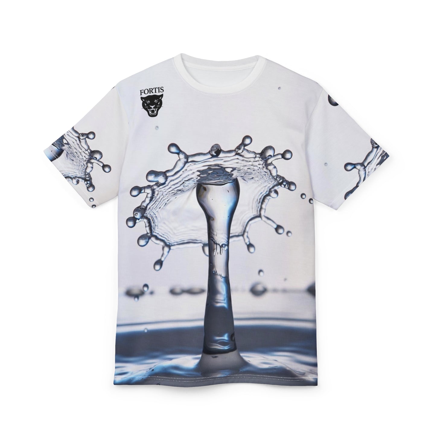 Water Drop Splash All-Over Print Tee