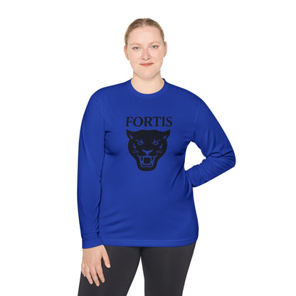 Fortis Panther Long Sleeve Tee — Athletic Mascot Graphic Shirt