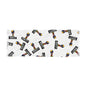 Haiti Flag Light Scarf – Tropical Map & Word Pattern