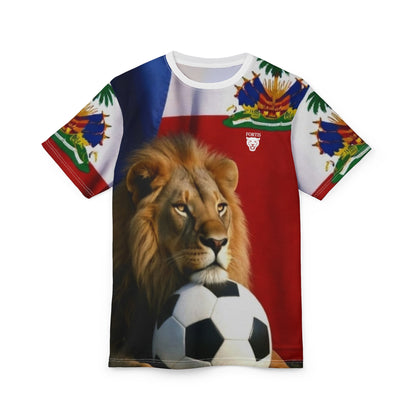 Haiti Lion Soccer Jersey — All-Over Print Tee