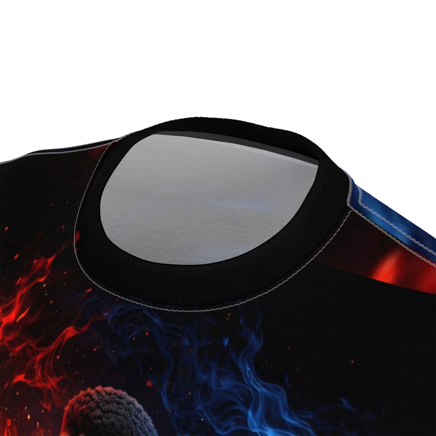 Basketball Flame Player Tee — Fire & Ice All-Over Print