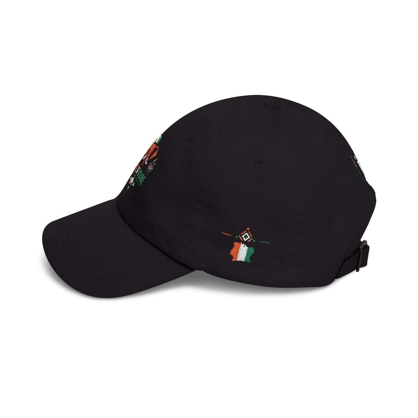 Dad Cap — Côte d’Ivoire Flag Elephant Embroidered Baseball Hat