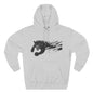Panther Motion Hoodie — Leaping Black Panther Graphic Pullover