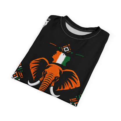 Côte d’Ivoire Elephant Soccer Tee — Ivory Coast Football Fan Shirt