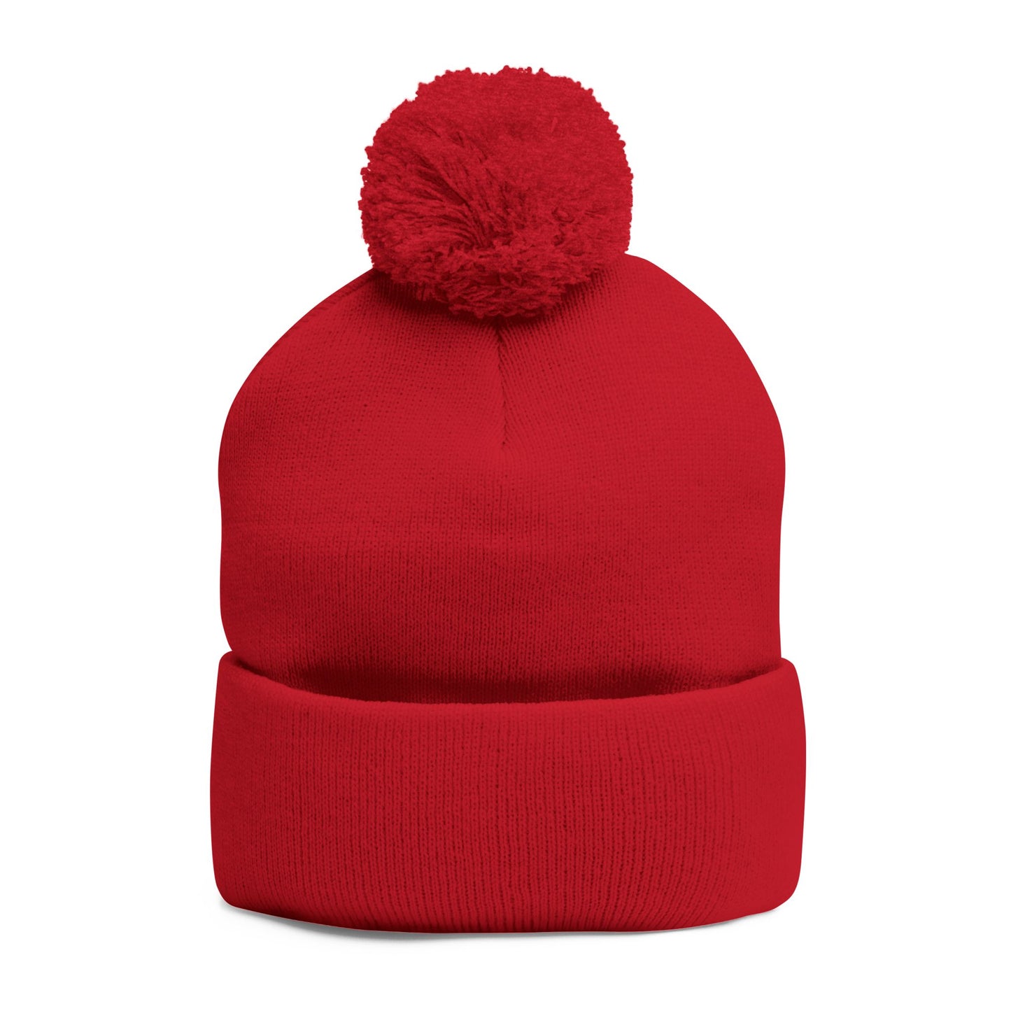 Embroidered Pom-Pom Beanie — FORTIS Panther Knit Cap