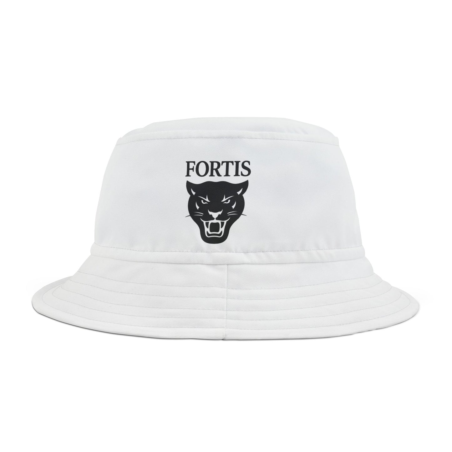 Stylish Bucket Hat with Fortis Panther Design, Sun Protection Hat, Summer Accessory for Outdoors, Unisex Gift, Beach Hat