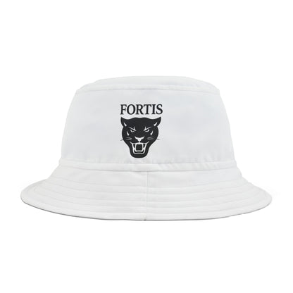 Stylish Bucket Hat with Fortis Panther Design, Sun Protection Hat, Summer Accessory for Outdoors, Unisex Gift, Beach Hat
