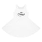 Charming Girls' Sleeveless Sundress with Custom Print, Summer Dress, Kids' Fashion, Party Wear, Birthday Gift, Playtime Outfit