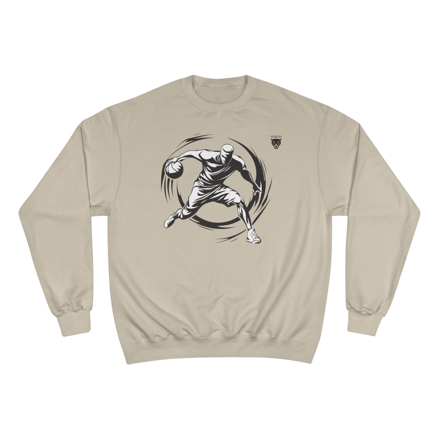 Basketball Dribble Champion Sweatshirt — Athletic Crewneck for Players & Fans