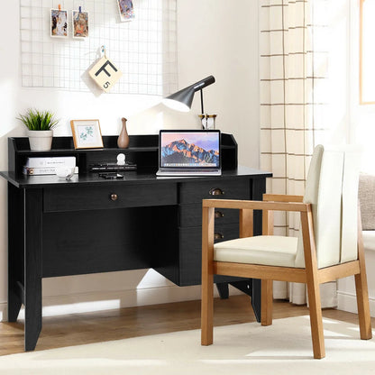 Computer Desk PC Laptop Writing Table Workstation Student Study Furniture Black