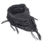 Unisex Lightweight Plaid Tassel Arab Desert Shemagh Keffiyeh Scarf Wrap Pashmina