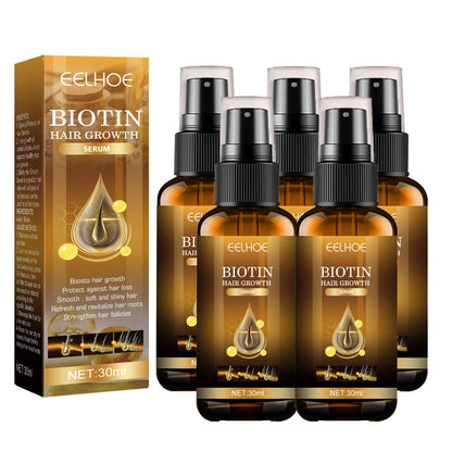 Biotin Hair Care Spray Nourish Scalp Hair Follicle Reduce Hair Loss Stabiliz Hair Root Refresh Oil Control Natural Plant Essence
