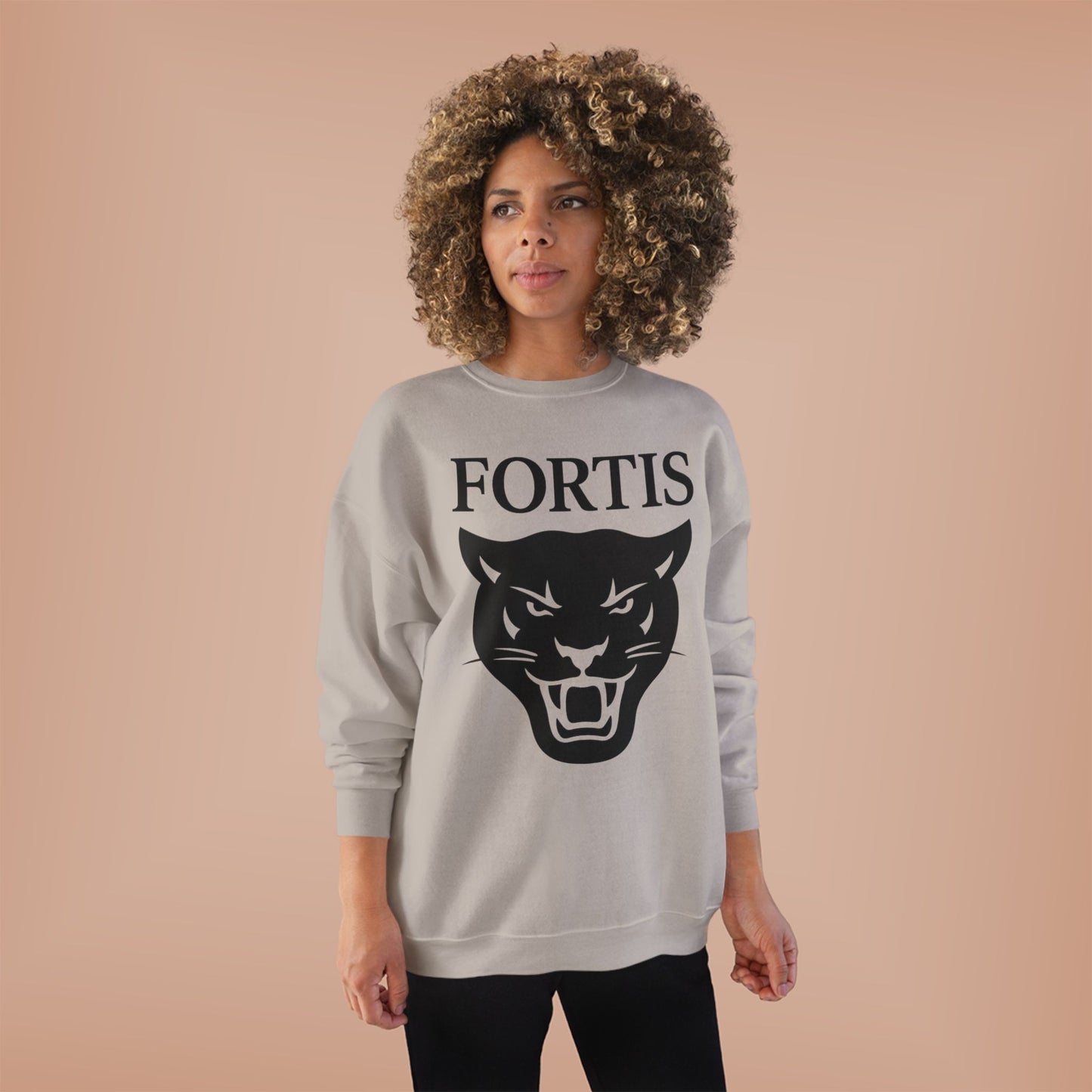 Fortis Panther Crewneck Sweatshirt — Bold Mascot Pullover