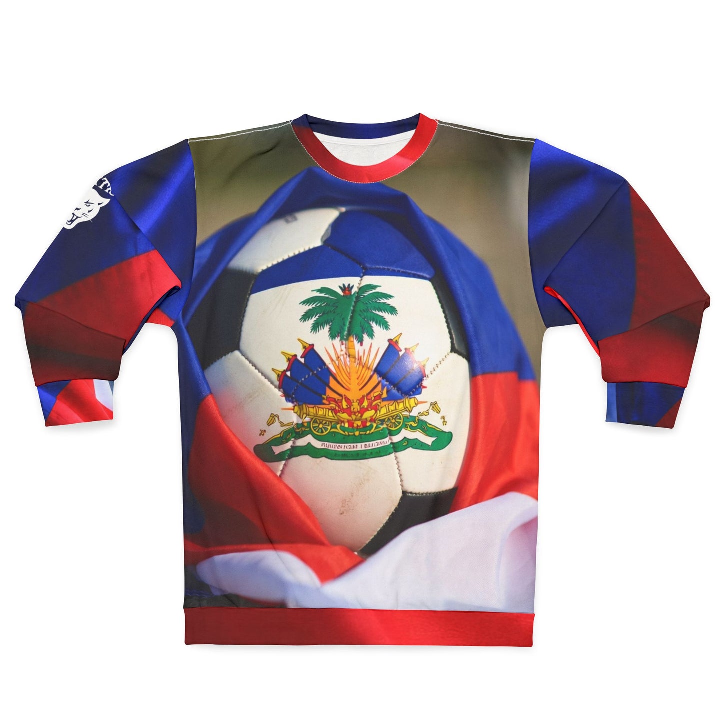 Haiti Flag Soccer Sweatshirt – World Cup Football Fan Jersey