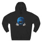 Blue Scream Emoji Hoodie — Cute 3D Emoticon Graphic Fleece Pullover