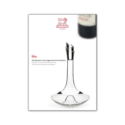Peugeot 230197 Ibis 10.75 Inch Decanter for Mature Wines