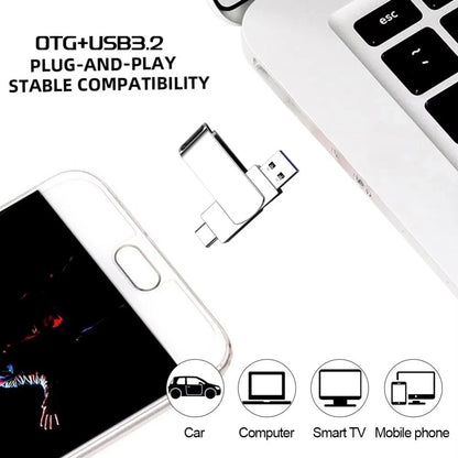 Xiaomi 16TB USB3.2 Flash Drive Waterproof High Speed Transfer Type-C 2-In-1 Interface Universal for Mobile Phone Computer U Disk