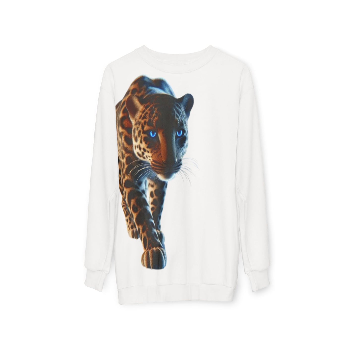 Fierce Leopard Print Unisex Sweatshirt