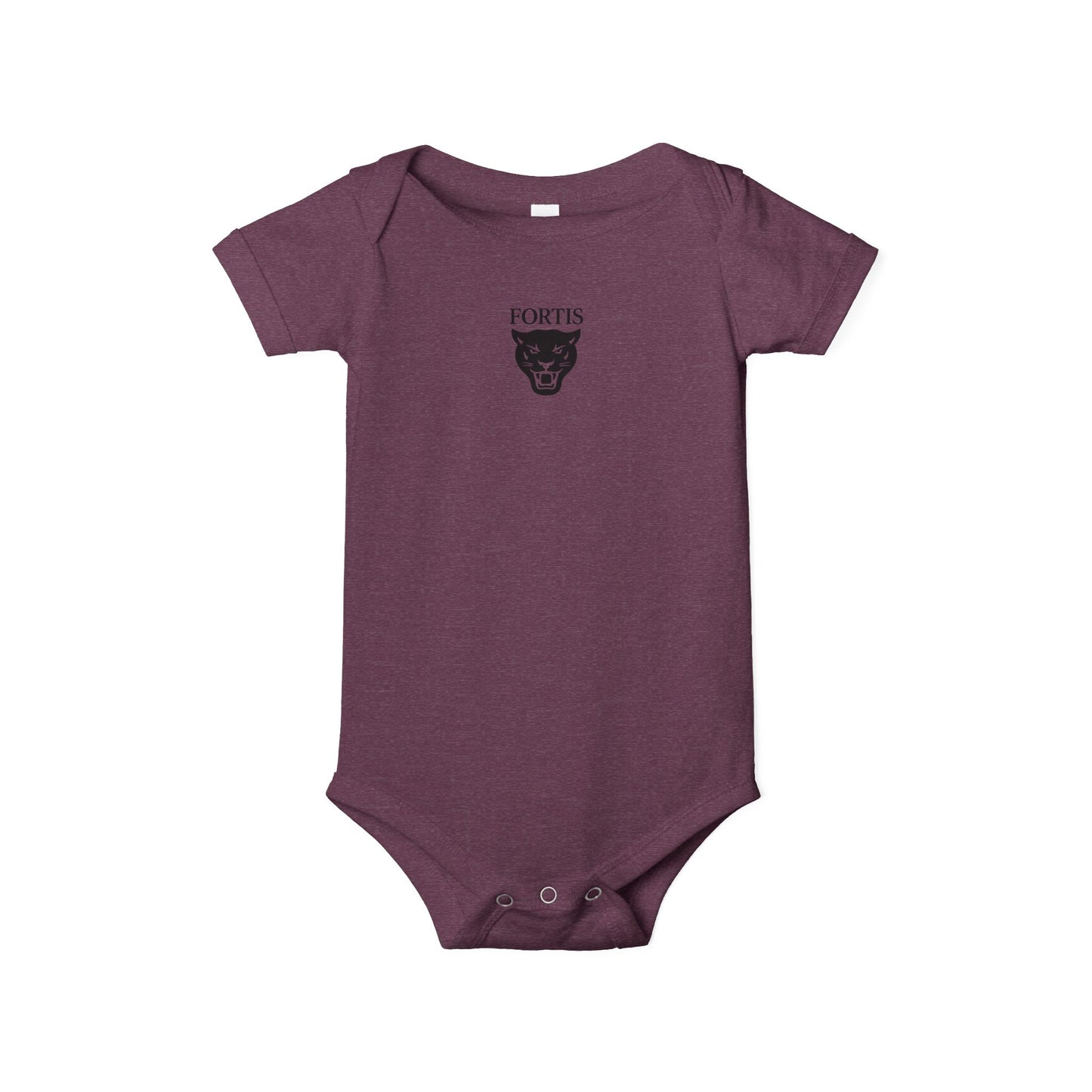 Fortis Panther Infant One-Piece Bodysuit – Cute Minimal Baby Onesie