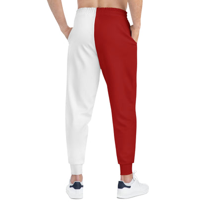 Panther Patch Athletic Joggers — Minimal Black Cat Logo Sweatpants