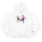 Dancing Couple Champion Hoodie — Retro Social Dance Graphic Pullover
