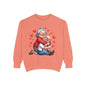 Grandma Hug Sweatshirt — Cute Grandma & Child Illustration with Hearts
