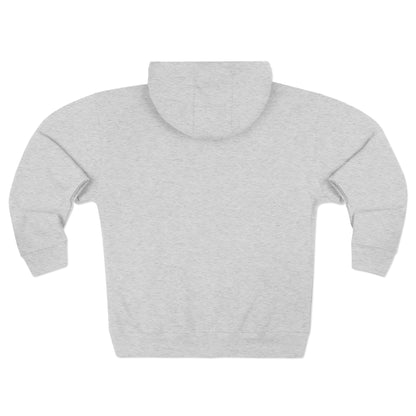 Fortis Zip Hoodie — Classic Minimalist Text Zip-Up Hoodie