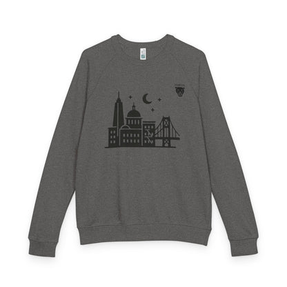 City Skyline Crewneck Sweatshirt — Nightscape San Francisco Graphic